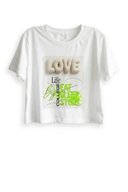 Dundri College Life Crop Top – Women’s Stylish Casual Wear Dundri women’s college life themed crop top stylish casual wear