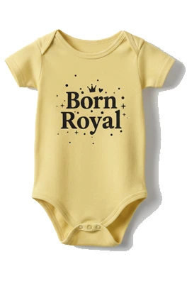 Dundri Born Royal Kids Romper – Soft 100% Cotton Babywear Dundri kids romper Born Royal 100% cotton soft bio-washed babywear